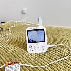 White Portable Baby Monitor